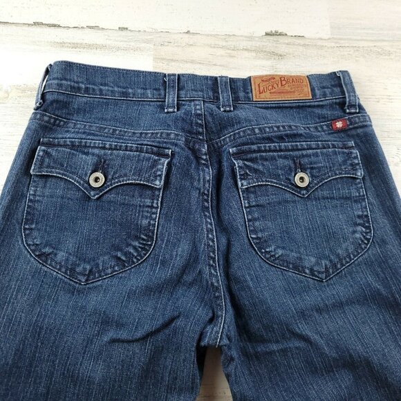 Lucky Brand Bootcut Blue Denim Jeans Pants Size 4/27 (30x31.5) EUC - Picture 7 of 9